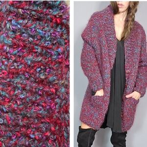 Vintage Chunky Warm Cardigan s
